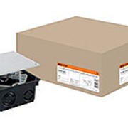 Распаячная коробка СП 110х110х50мм, крышка, клеммник, IP20, TDM фото
