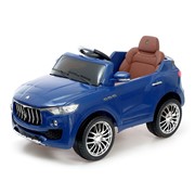 Электромобиль MASERATI LEVANTE, с радиоуправлением, свет и звук, цвет синий фото