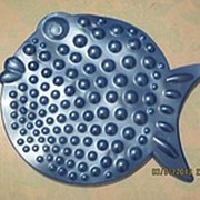 Рыбка ОРТО синяя. Мини-коврики в ванную фотография