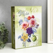 Фотоальбом на 200 фото 13х18 см “Пионовидные розы“ в коробке МИКС 29,5х23х5,4 см фото