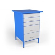 Тумба слесарная с ящиками ТС-5 фото