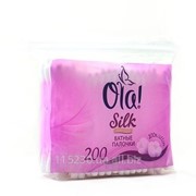 Палочки Ватные Ola Silk в полиэтиленовой упаковке, 200шт