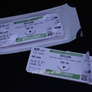Нейлон, NYLON, Полиамид 6 и 6/6, стерильный, нерассасывающийся шовный материал фото