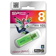 USB накопитель Silicon Power 8GB Helios 101 green