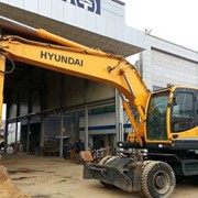 Услуги экскаватора Hyundai фото