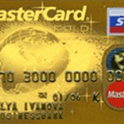 Услуги по обслуживанию платежных карт MASTERCARD GOLD