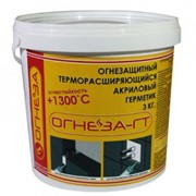 Противопожарный терморасширяющийся акриловый герметик Огнеза-ГТ цвет: серый фото