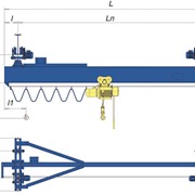 Краны подвесные однопролетные г/п 1,0; 2,0; 3,2; 5,0 т. фото