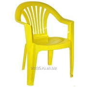 Кресло пластмассовое желтое "Романтик"