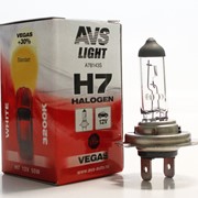 Лампа автомобильная AVS H7 Vegas 12V 55W, 1шт (A78143S) фото