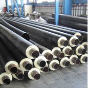 Тепло и гидроизоляция стальных труб ППС фото