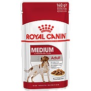 Royal Canin 140г пауч Medium Adult Влажный корм корм для взрослых собак средних пород с 12 месяцев