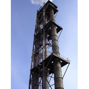 Возведение высотных (60-200 м) дымовых труб из металла и стеклофаолита. фото