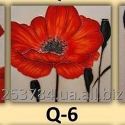 Картина модульная тройка Q-6 30х30 фото