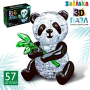 Пазл 3D «Панда», 57 деталей фото