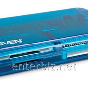 Кардридер Sven AC-116 All-In-One синий USB DDP, код 12526 фото