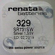 Батарейка Renata R329 (SR731SW)