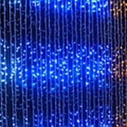 Светодиодная гирлянда занавес водопад 360 LED ламп 1,5х1,5 м для улицы и дома (Желтый) фото
