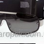 Мужские солнцезащитные очки Porsche Design 8517 черные с серебром фото