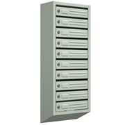 Вертикальный почтовый ящик Витерит-10, серый фотография