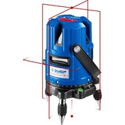 ЗУБР Нивелир лазерный ЗУБР 20 м/70 м, линейный (с приемником), 4 верт, 3 гориз. линии, точн. 0,3 мм/м, в фото