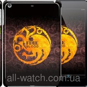 Чехол на iPad mini Game Of Thrones. House Fire And Blood “3055c-27“ фотография