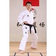 Кимоно для карате с белым поясом (Размер одежды: 48 размер (Size M) Рост 172-180 см) фотография