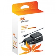 Сетевое зарядное устройство Florence USB, 1A + cable microUSB (TC10-MU) фотография