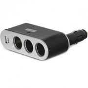 MCU 3U + USB Mystery разветвитель автомобильного прикуривателя, Розничная, Черный фотография