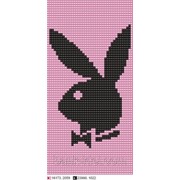 Схема для вышивки бисером Playboy фото