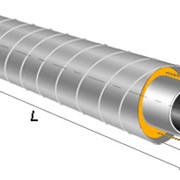 Трубы ППУ (с пенополиуретановой изоляцией) в стальной оцинкованной / Трубы ППУ-ОЦ фото