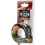 Ароматизатор на панель AREON KEN BLISTER Coconut Кокос фотография
