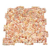 Каменная мозаика MS5010 ГАЛЬКА крупная розовая фото
