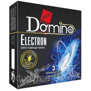 Ароматизированные презервативы Domino Electron - 3 шт. фотография