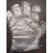 Перчатки полиэтиленовые текстурированные L, M (уп 100 шт) фото