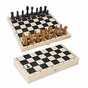 Набор игр №1 (шахматы, шашки) фотография