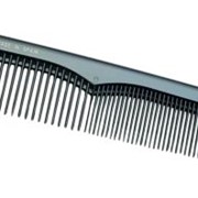 Расчёска E00113 "ES-113", комбинированная узкая для женских стрижек, нейлон.