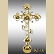 Накупольный церковный крест КС-01 фото