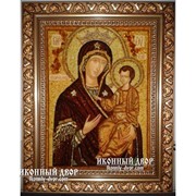 Икона Божией Матери Избавительница - Икона Ручной Работа, Из Янтаря Код товара: Оар-20 фотография