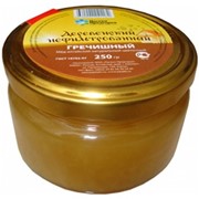 Деревенский нефильтрованный мёд натуральный Гречишный фотография