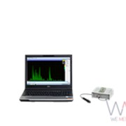 Сканер ультразвуковой для носовых пазух (эхосинускоп) Комплексмед 4.3 во внешнем настольном корпусе с ноутбуком. фотография
