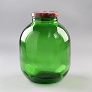 Бутыль стеклянный «Зелёный», 7,5 л фотография