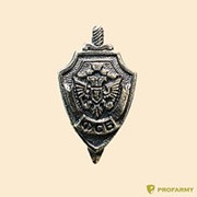 Нагрудный знак ФСБ герб (серебро)