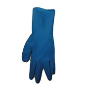 Перчатки латексные ОСОБОПРОЧНЫЕ UniMAX High Risk Plus , 300 мм, M, сине-голубые, (50 шт/упак), арт. UM-M-PS фотография