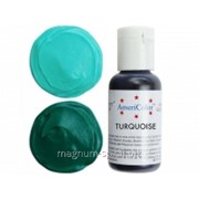 Краситель гелевый AmeriColor Turquoise 21 г (цвет 128) фотография