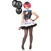 Карнавальный костюм для детей California Costumes Мрачная клоунесса взрослый, J (44-46) фото