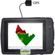 GPS - запланированный расчет удобрений фотография