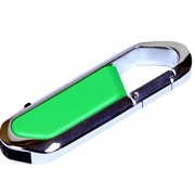 Флешка в виде карабина, 16 Гб, зеленый/серебристый фото