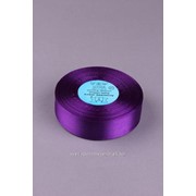 Лента атлас 25 мм, фиолетовый (рул 33 м) фото