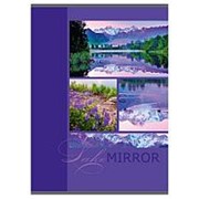 Тетрадь “ БиДжи “ А4 96л спираль Only Color Lake mirror клетка, обложка - ламинация 1209 фото